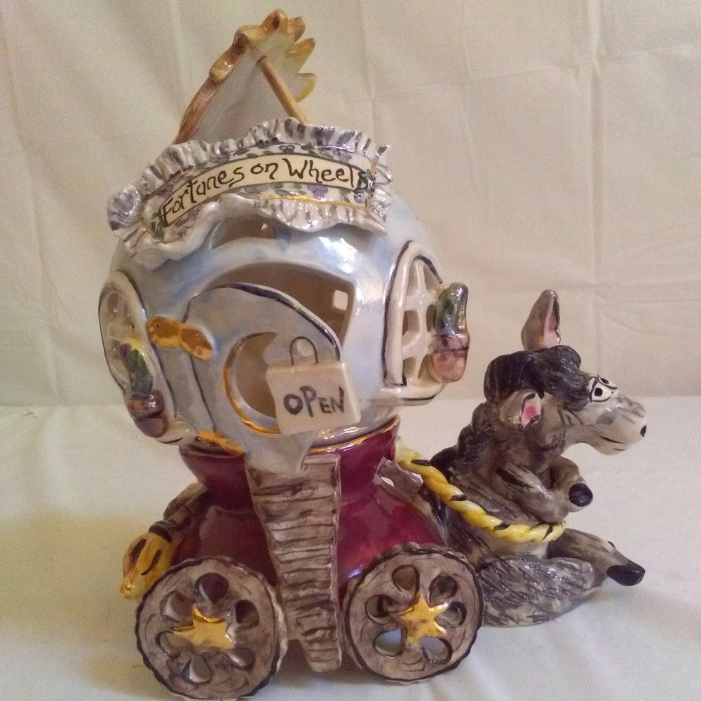 HEATHER GOLDMINE VOTIVE CANDLE HOLDER/BLUE SKY CORP.2001